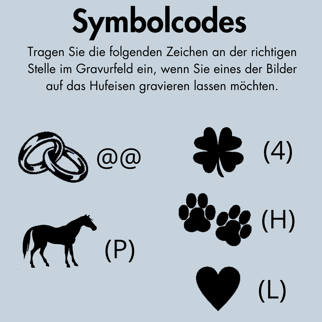 Gravieren Sie Ihr eigenes Hufeisen mit persönlichem Text