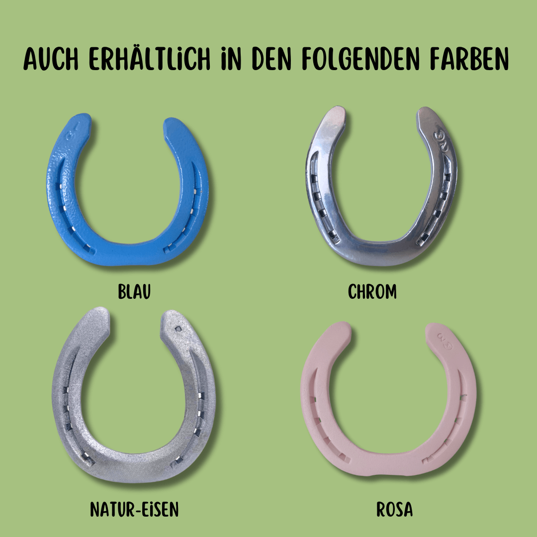 Goldenes Hufeisen – mit oder ohne Text - Hoefijzergeschenk.nl