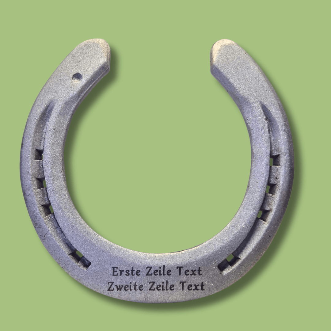 Hufeisengeschenk persönlicher Text - Hoefijzergeschenk.nl