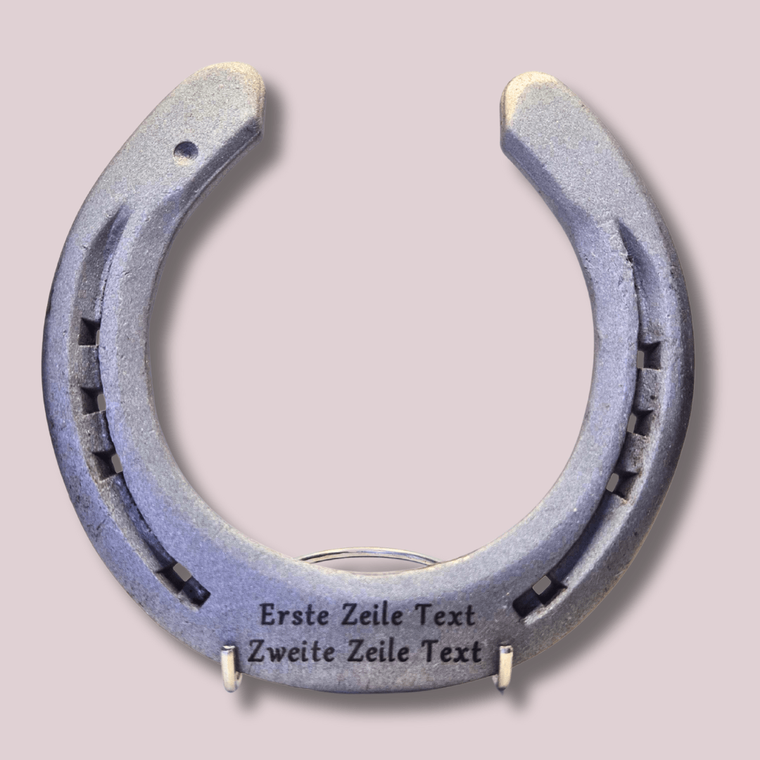 Hufeisengeschenk persönlicher Text - Hoefijzergeschenk.nl