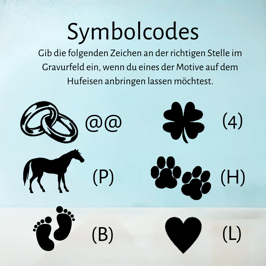 Blaues Hufeisen - Hoefijzergeschenk.nl