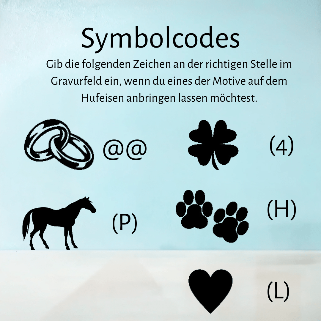 Blaues Hufeisen - Hoefijzergeschenk.nl