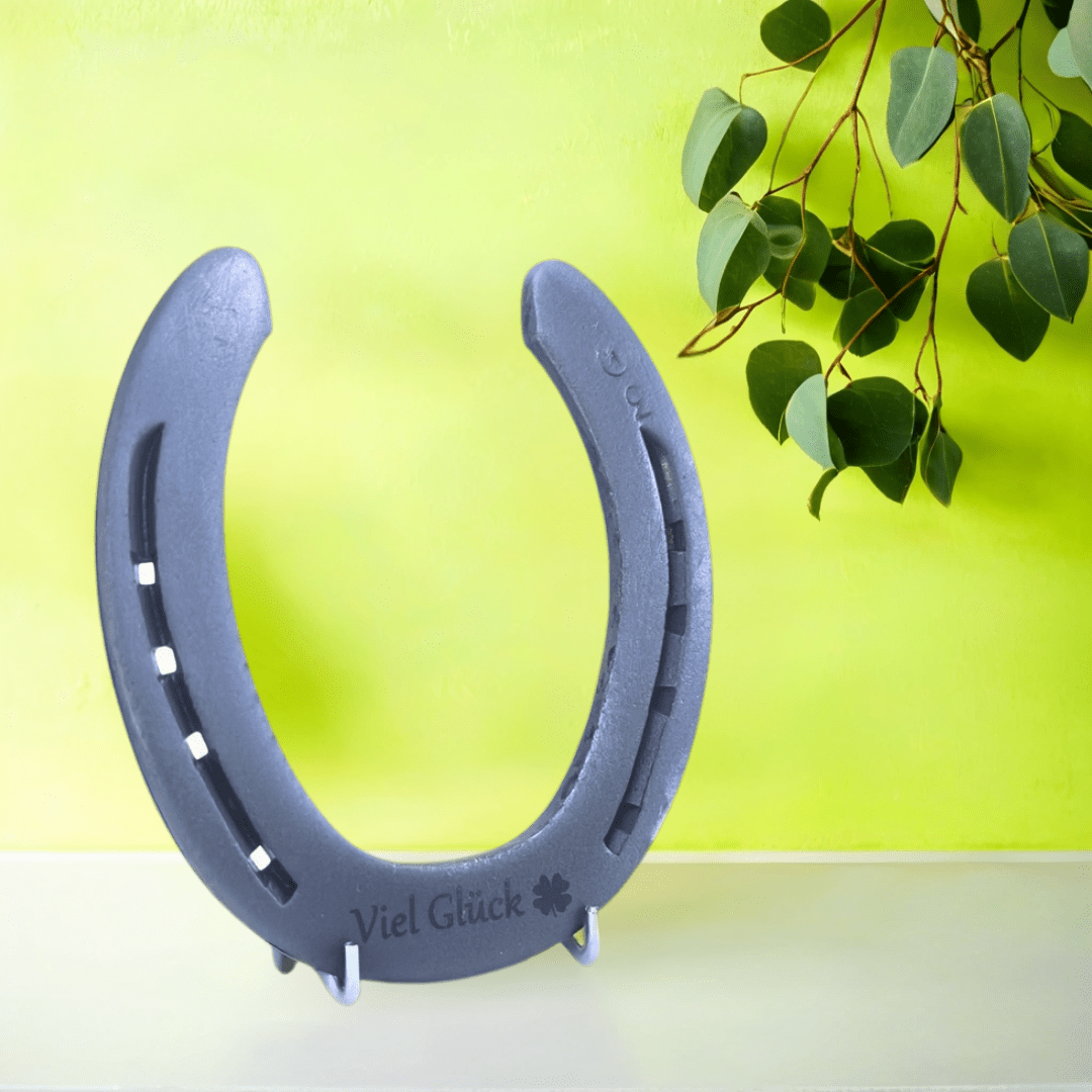 Hufeisengeschenk "Viel Glück“ - Hoefijzergeschenk.nl