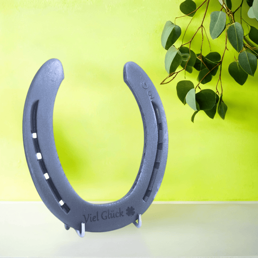 Hufeisengeschenk "Viel Glück“ - Hoefijzergeschenk.nl