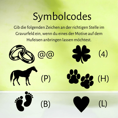 Hufeisengeschenk mit Logo oder Bild - Hoefijzergeschenk.nl