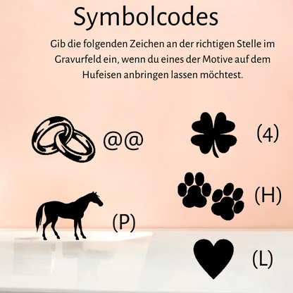 Rosa Hufeisen - Hoefijzergeschenk.nl