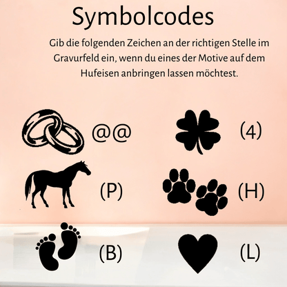 Rosa Hufeisen - Hoefijzergeschenk.nl